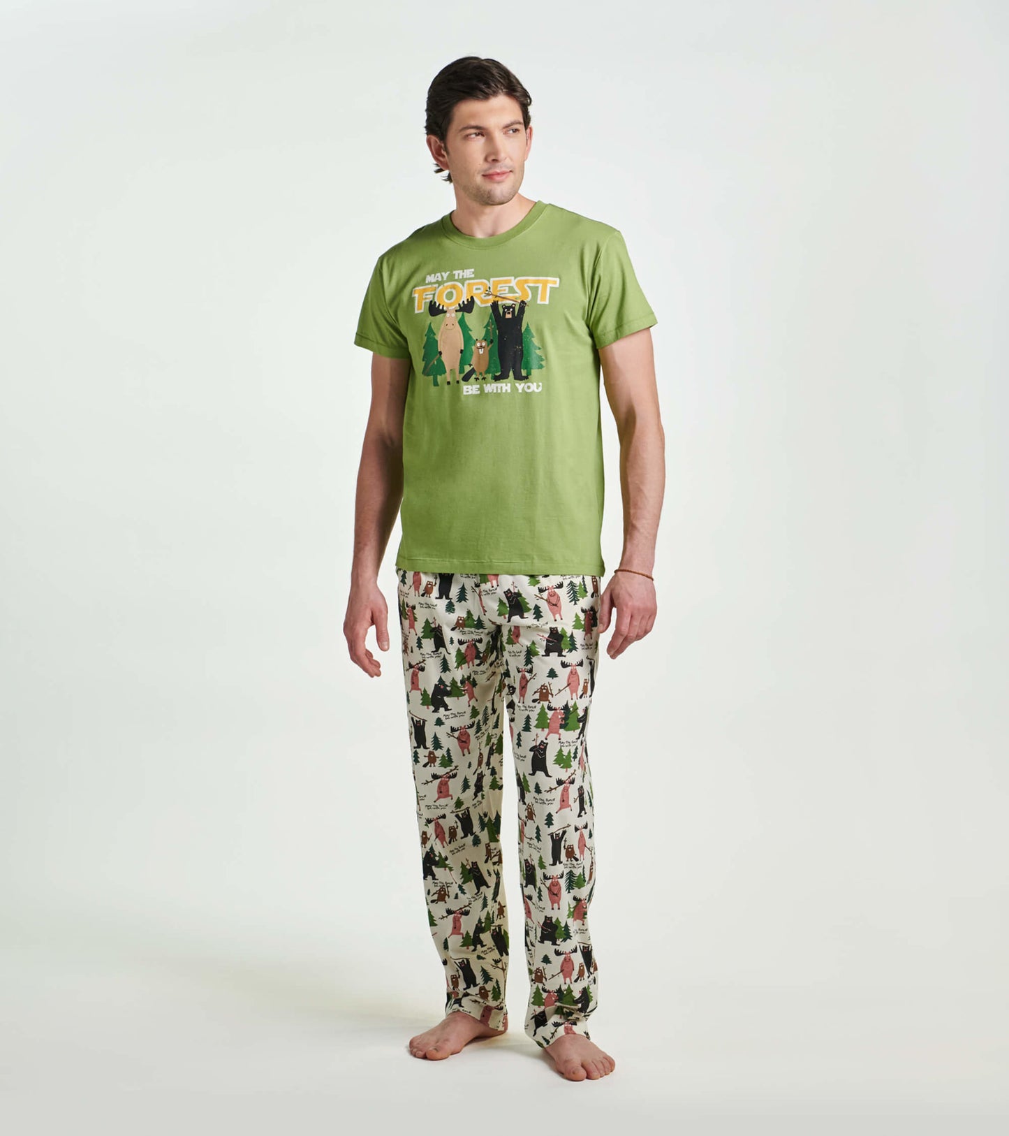 May The Forest Be With You Men's Pajama Tee