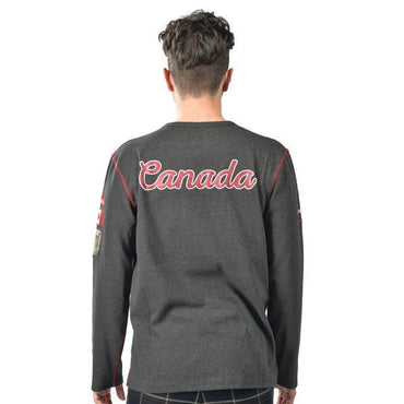 Vintage Canada Long Sleeve Shirt in Charcoal - Men’s