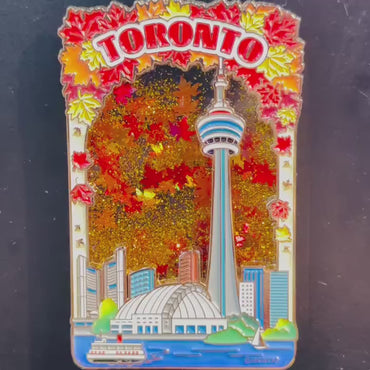 Toronto CN Tower & Rogers Centre Quicksand Magnet
