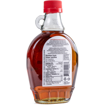 Pure Maple Syrup Canada Grade A Amber 250ml - Jakeman's Maple Products