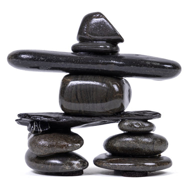 Indigenous Stone Inukshuk Statue