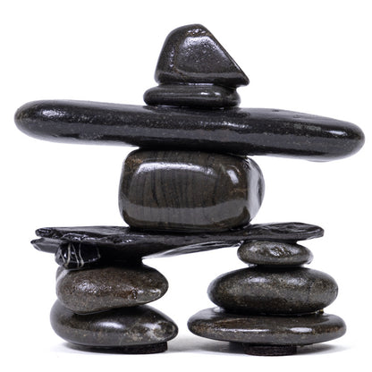 Indigenous Stone Inukshuk Statue