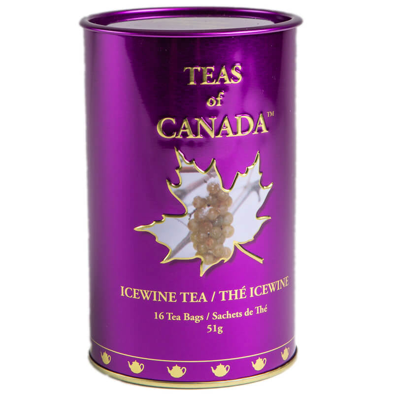 Teas of Canada Icewine Tea in Tin Box 51g - 16 tea bags