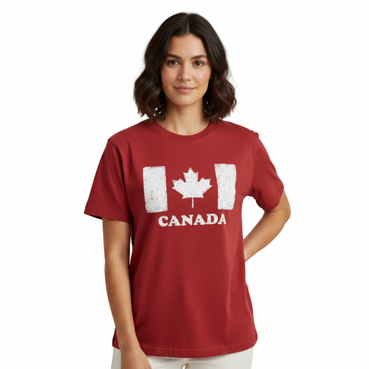 Canadian Flag Women’s Pajama T-Shirt