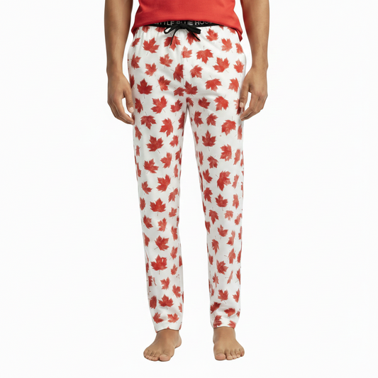 Canada Maple Leaf Men's Cotton Pajama Pants