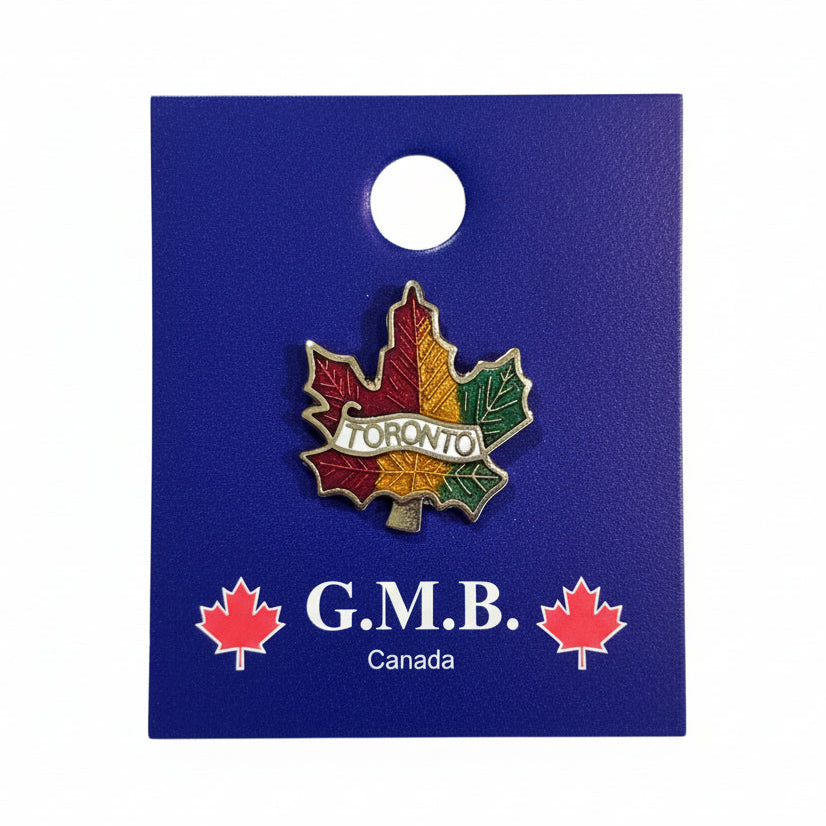 Toronto Autumn Maple leaf Lapel Pin
