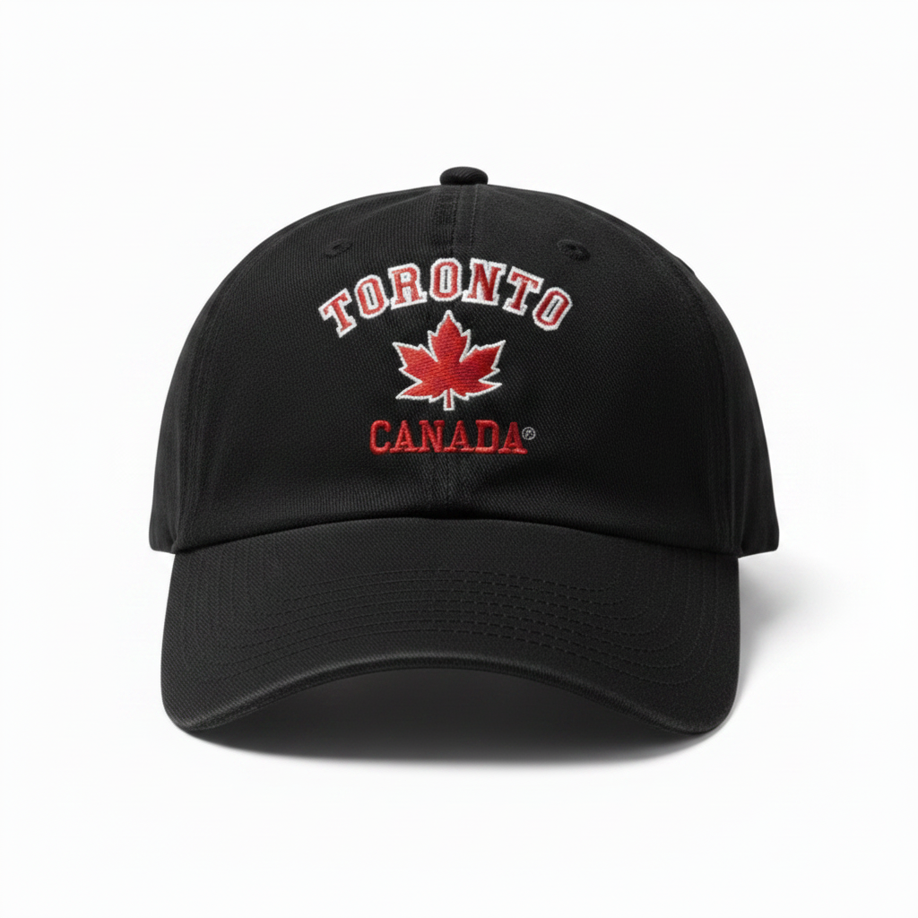 Toronto Canada Collegiate Maple Leaf Cap front
