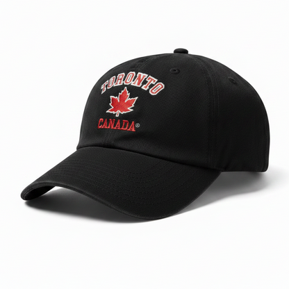 Toronto Canada Collegiate Maple Leaf Cap Side