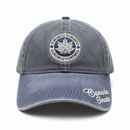 Toronto Canada Maple Leaf Patch Cap front
