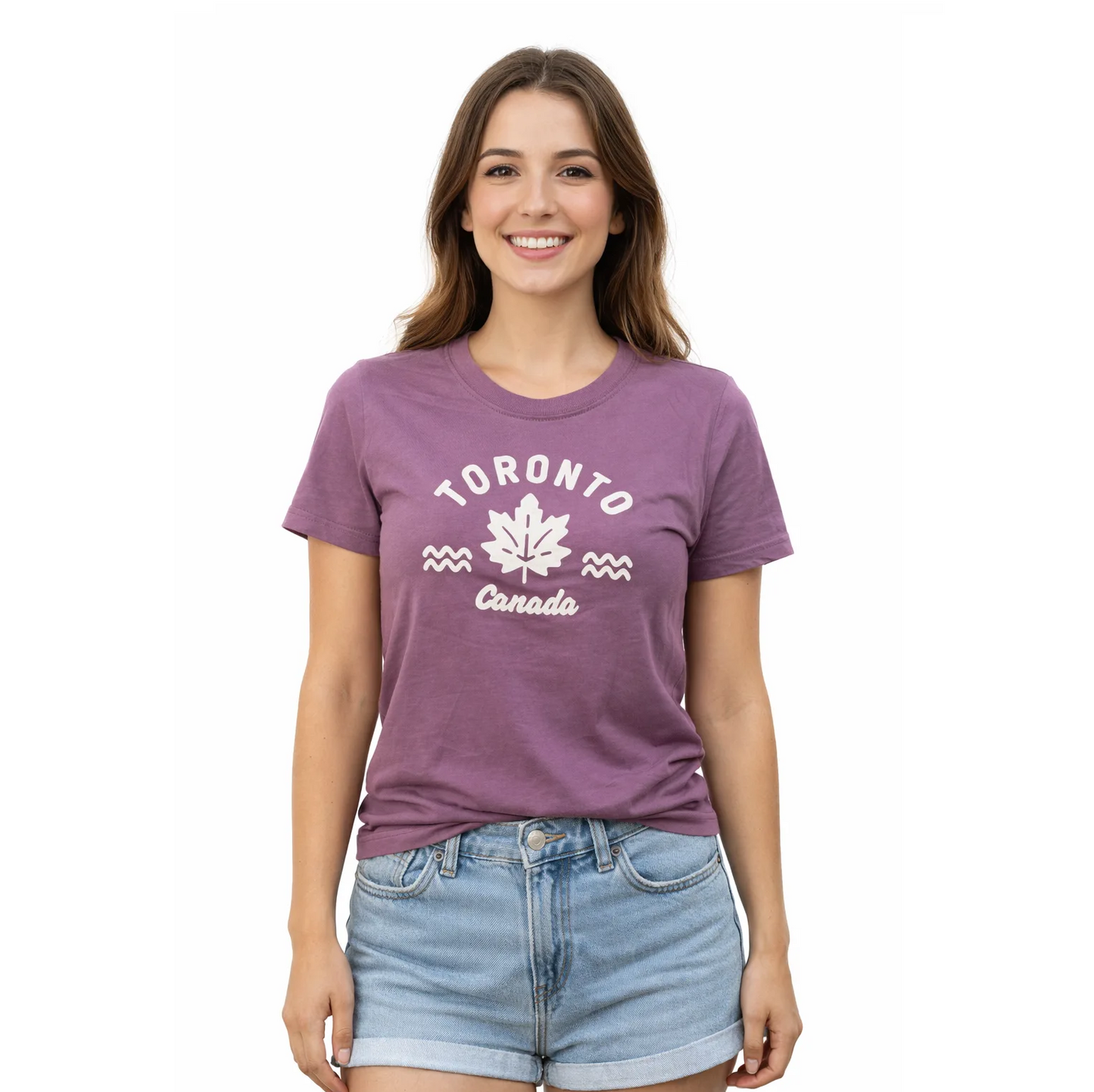 Toronto Canada Maple Leaf Women’s Relaxed Fit T-Shirt