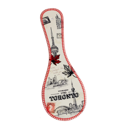 Toronto City Icons Spoon Rest - CN Tower & Landmarks Souvenir