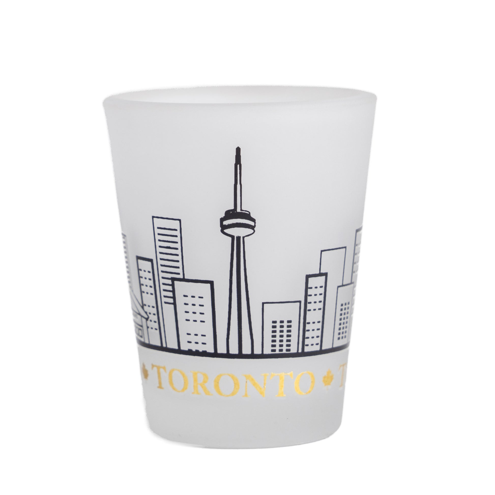 Toronto City Skyline Gold Accent