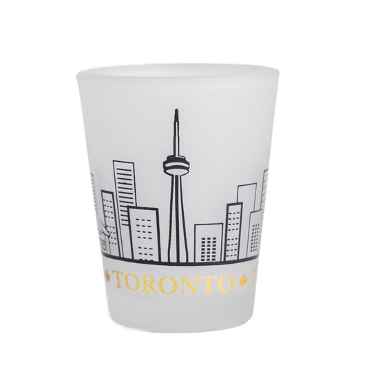 Toronto City Skyline Gold Accent