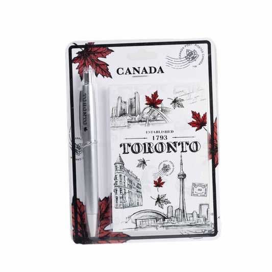 Toronto CN Tower and Landmarks Notepad with Pen