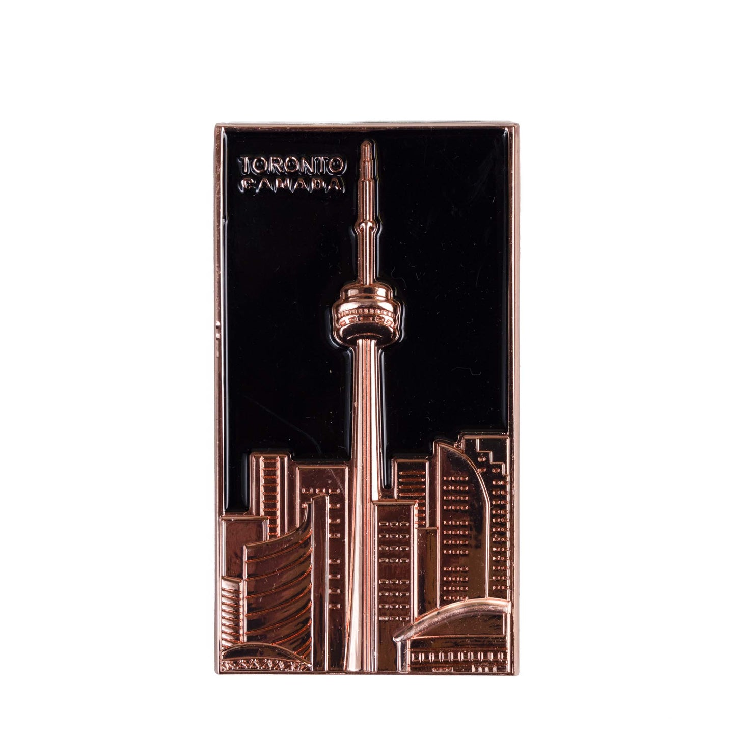 Toronto CN Tower Metal Magnet Rose Gold