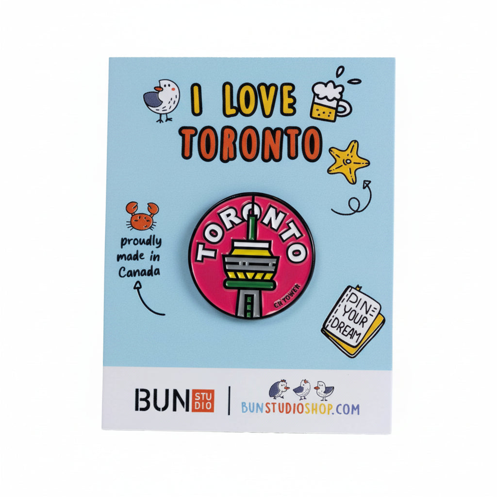 Toronto CN Tower Pastel Lapel Pin