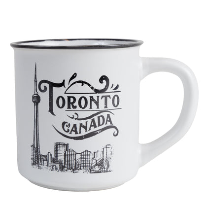 Toronto CN Tower White Vintage Espresso Cup - 3oz unboxing