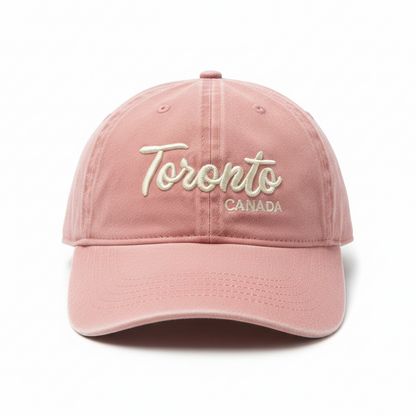 Toronto Embroidered Script Baseball Cap Front
