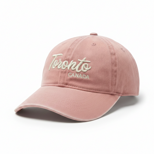 Toronto Embroidered Script Baseball Cap Side