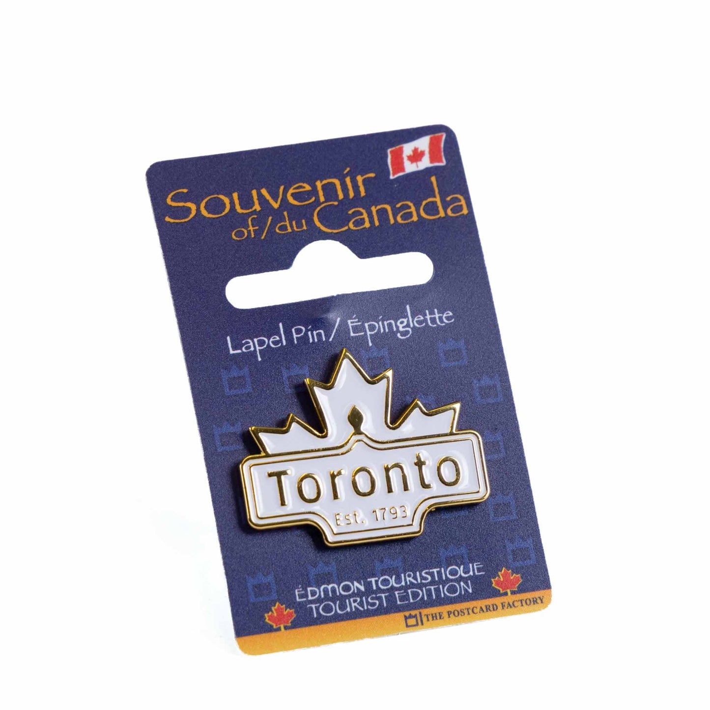 Toronto Est. 1793 with Maple Leaf Lapel Pin