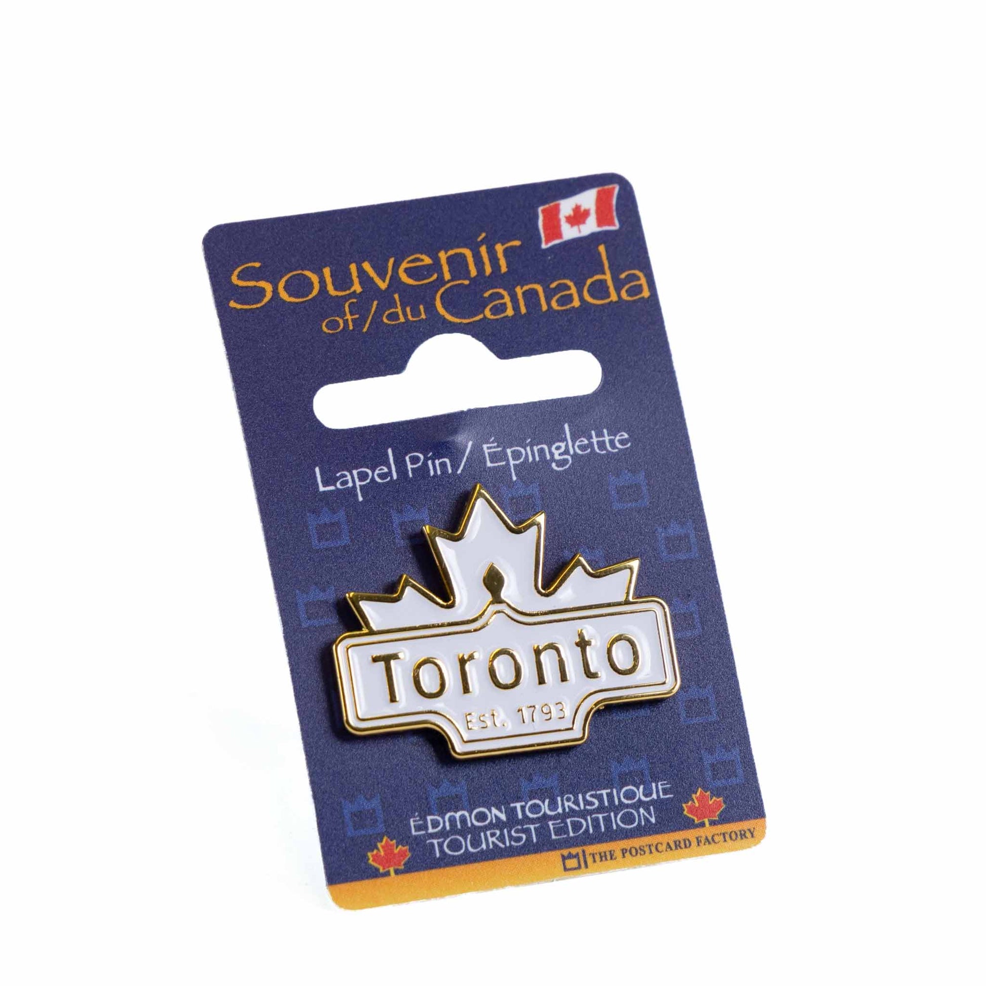 Toronto Est. 1793 with Maple Leaf Lapel Pin