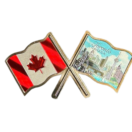 Toronto Flag Magnet Cityscape