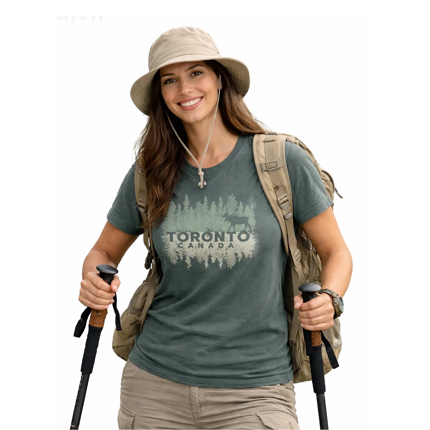Toronto Forest Moose Reflection T-Shirt female