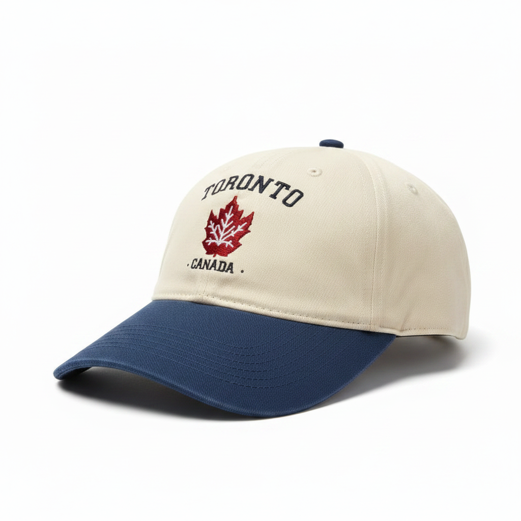 Toronto Maple Leaf Embroidered Baseball Cap Side