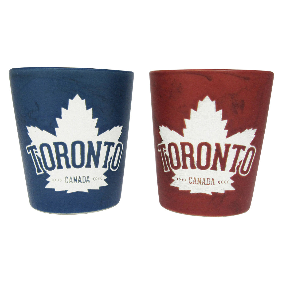 Toronto Maple Leaf Marble Shot Glass