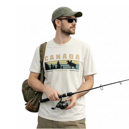 Toronto Moose Forest Retro T-Shirt