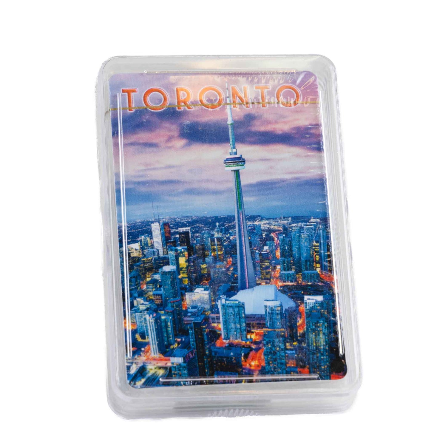 ##Naipes: horizonte de Toronto con la Torre CN y un cielo espectacular