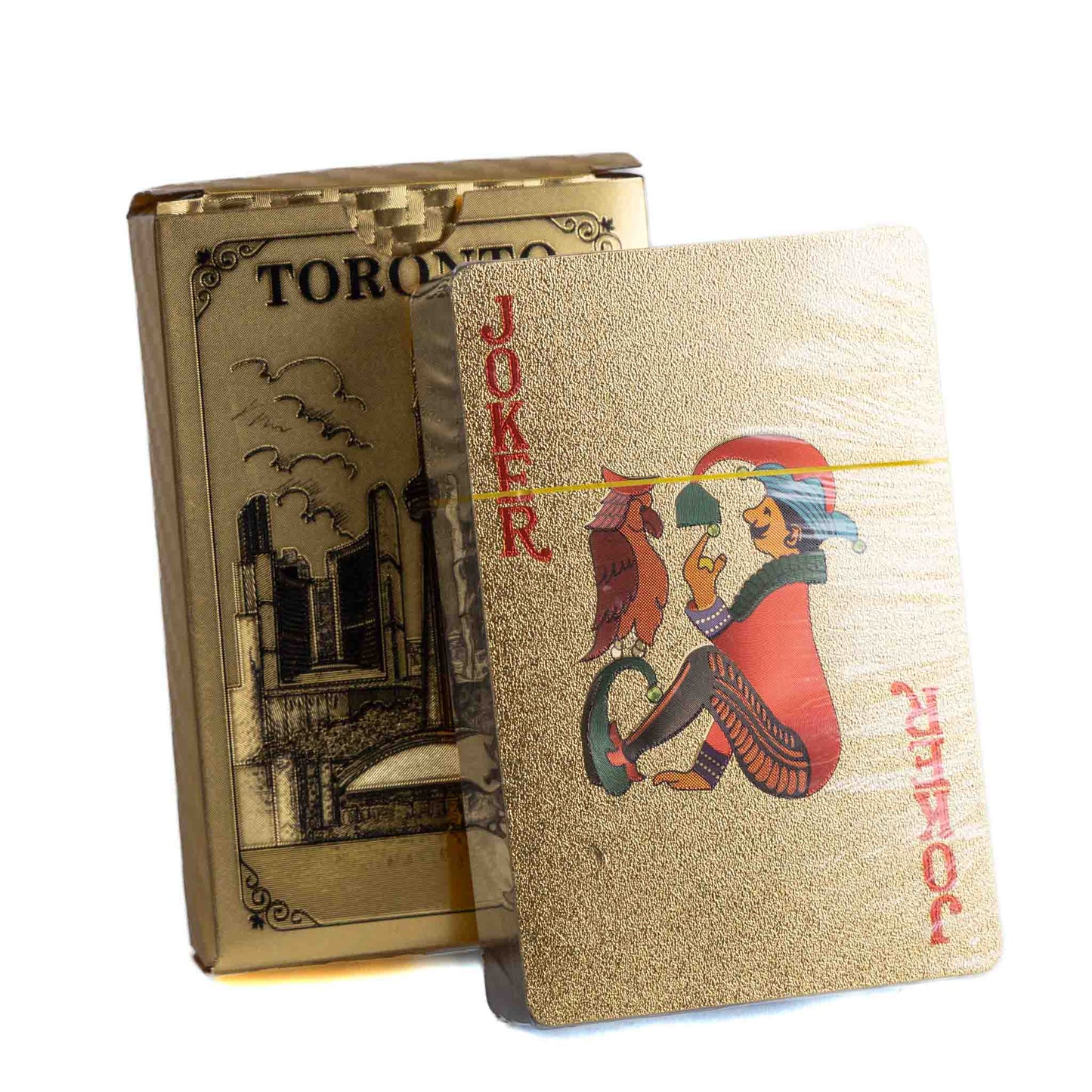 Toronto Playing Cards – CN Tower Skyline Gold Deck Joker Card