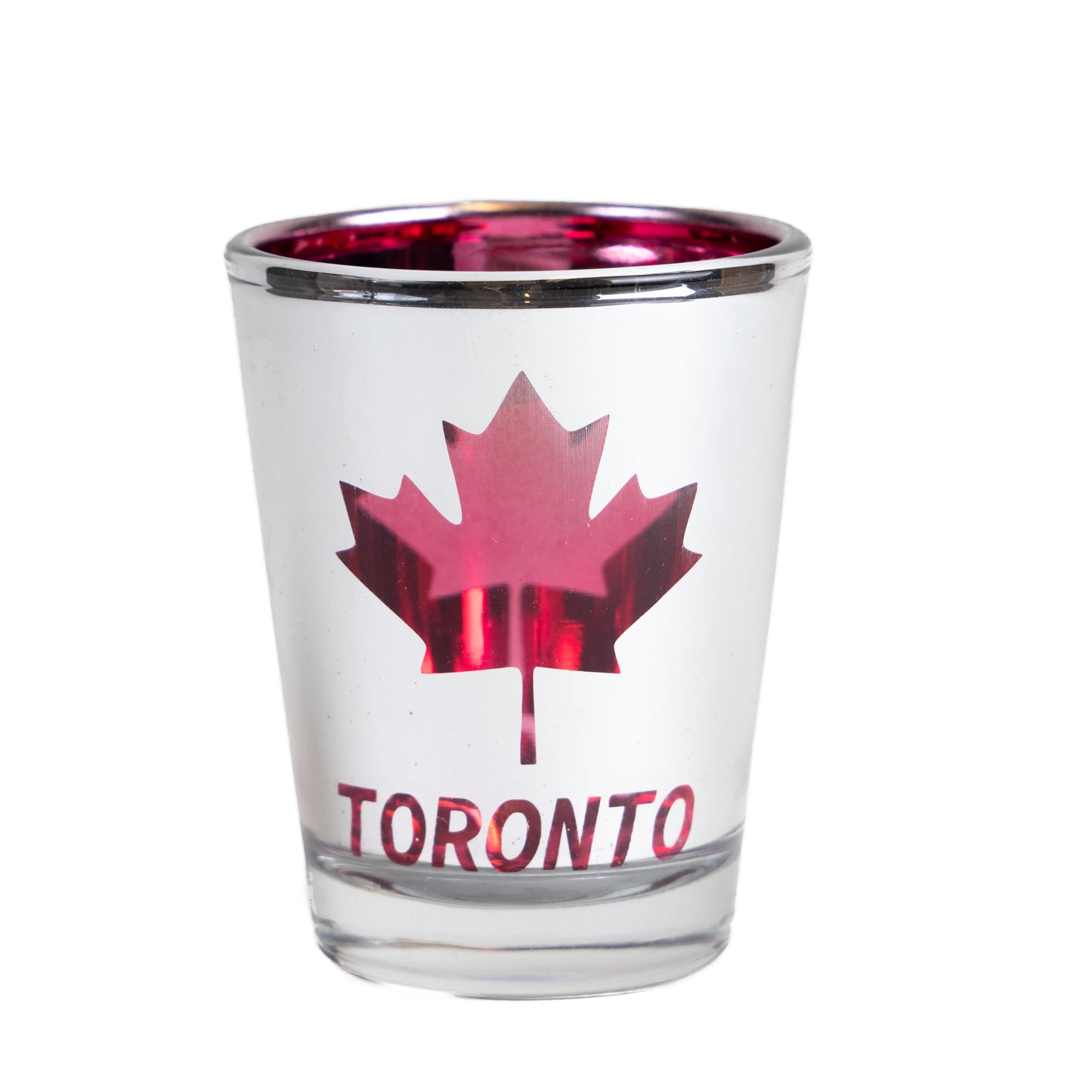 Toronto Red Maple Leaf Shot Glass 