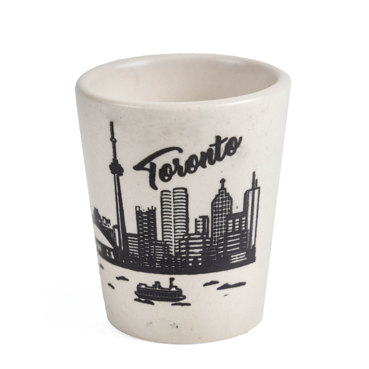 Toronto Skyline Marble Style Shot Glass