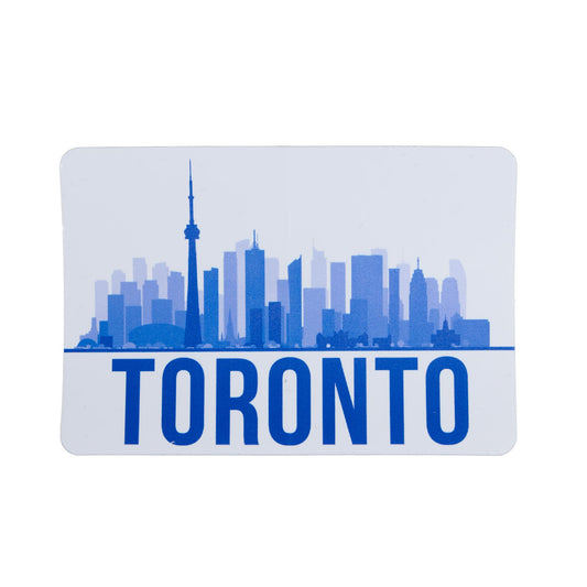 Toronto Skyline Silhouette Sticker - blue