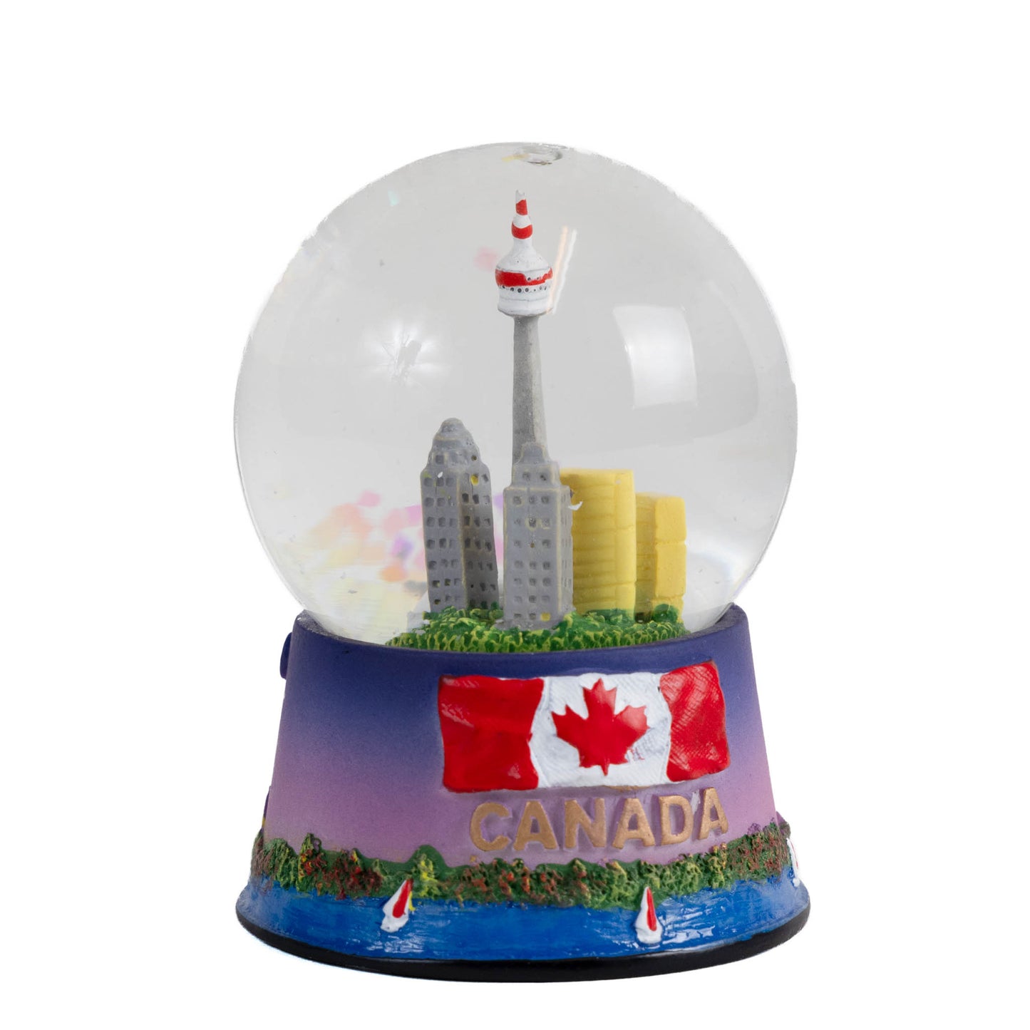 Toronto Snow Globe - CN Tower & Skyline at Sunset 45mm