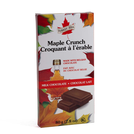 Turkey Hill Maple Crunch Milk Chocolate Bar - 80g - Front