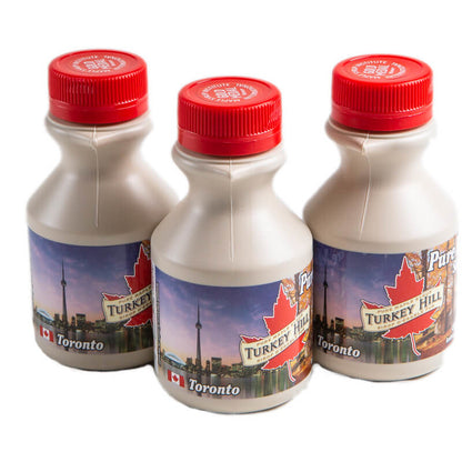 Quebec’s Pure Maple Syrup Canada Grade A Amber by Turkey Hill in Jug - 250ml x 3 pack Side View