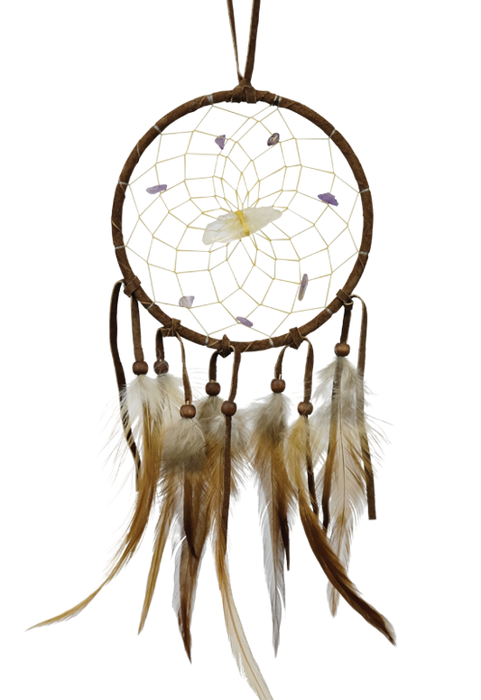 Vision Seeker Dream Catcher - Brown - 4"