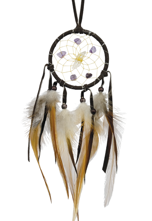 Vision Seeker Dream Catcher Dark Brown - 2.5"