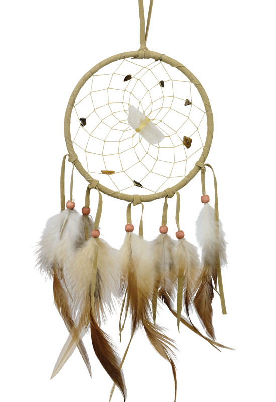 Vision Seeker Dream Catcher - Tan - 4"