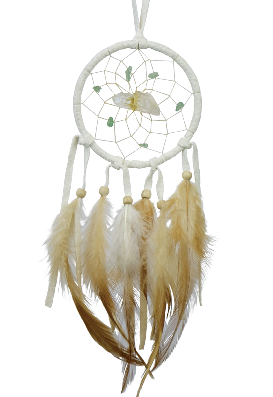 Vision Seeker Dream Catcher - White - 3"