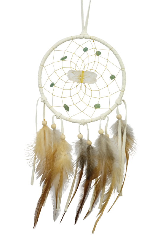 Vision Seeker Dream Catcher - White - 4"