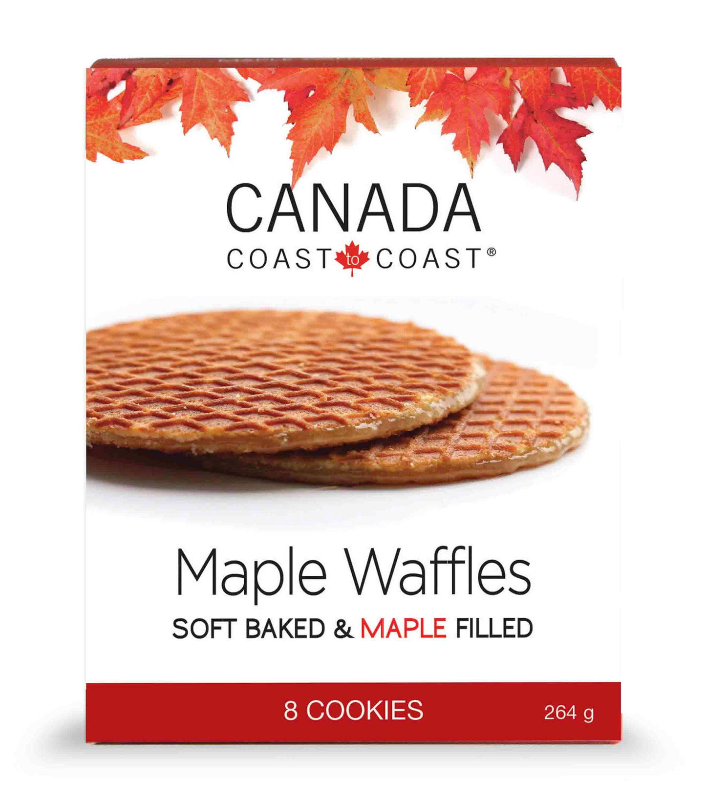 WAFFLE COOKIES MAPLE-FILLED