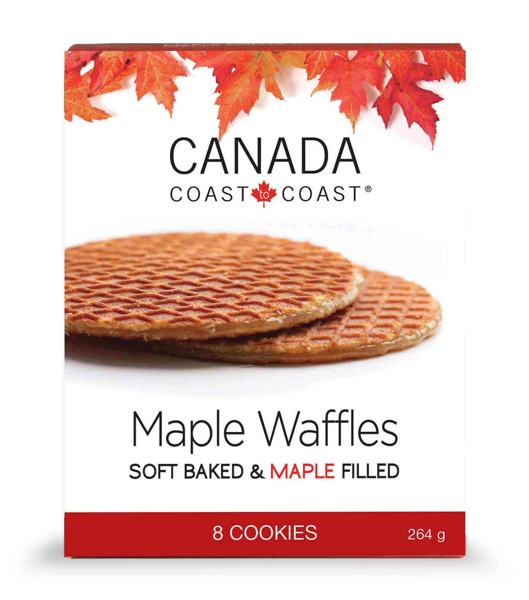 WAFFLE COOKIES MAPLE-FILLED