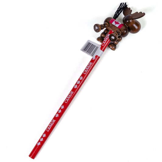 Canada Pencil with Wooden Moose Topper